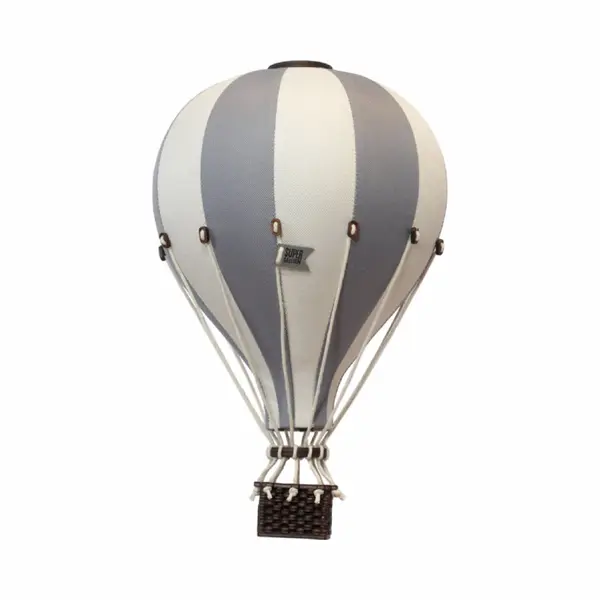 Super Balloon Luchtballon - Beige En Donker Grijs (Groot) thumbnail