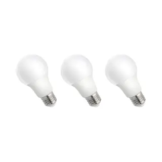 Spectrum Led Lamp E27 9W - 230V - 820 Lumen - 4000K Neutraal Wit - Natuurlijk Licht - Energiezuinig - 3 Stuks