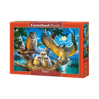 Castorland Owl Family 500 stukjes