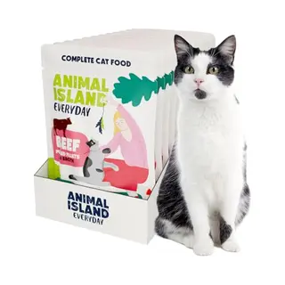 Kattenvoer Animal Island Rundvlees 12 X 85 G