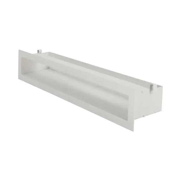Kotarbau® Ventilatierooster, Staal, 60 Cm, Wit, Warmeluchtrooster, Ventilatierooster Schouw, Convectierooster, Modern Design thumbnail