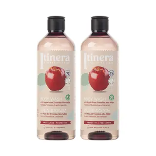 sarcia.eu Itinera - Call Trentino Beschermende Douchegel, 95% Natuurlijke Ingrediënten, 370 Ml, 2 Stuks