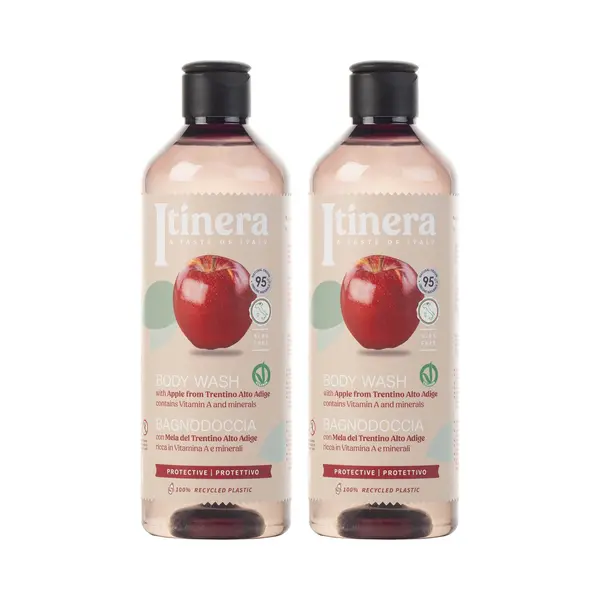 sarcia.eu Itinera - Call Trentino Beschermende Douchegel, 95% Natuurlijke Ingrediënten, 370 Ml, 2 Stuks thumbnail