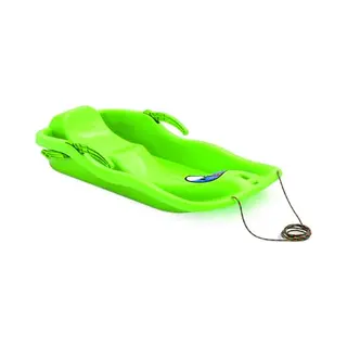 Prosperplast Sneeuw Slee - Slede Met Trekkoord - Voor Kinderen - Groen - Kinderslee - 87 X 40 Cm