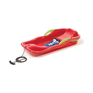 Prosperplast Rodel, Kunststoffschlitten Mit Race Bremse Rot/Grün/Blau
