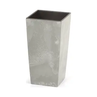 Prosperplast Matte Flower Pot - Marengo Colour - 32.5cm X 32.5cm X 61cm (Lwh) 49L Capacity Planter Suitable For Both Indoor And Outdoor Use