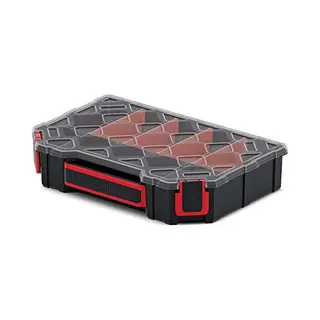Kistenberg Tager 30 Tool Organiser Tool Box With 4 Removable Compartments Transparent Lid 30 X 21 X 8 Cm