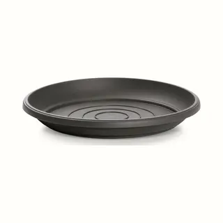 Prosperplast Opvangschaal/onderschaal Voor Bloempot/plantenpot - Antraciet - Rond - Dia 33 Cm
