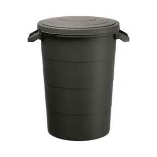 Prosperplast Keden Smooth - Afvalbak / Prullenbak - 80L - Zwart