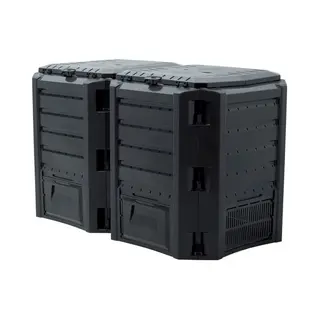 Prosperplast Modul Compogreen 800 L Schwarz