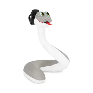 Spokey Serpente Reiskussen - Wit - 30 X 80 Cm - Met Smartphonehouder - 100% Polyesterpluche