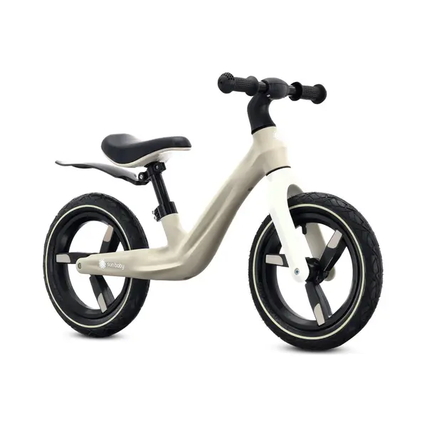 Sun Baby Loopfiets Voor Kinderen Sport - 2 Jaar, Loopfietsen, Nylon Frame, Luchtbanden, Verstelbaar Zadel En Stuur - Beige thumbnail