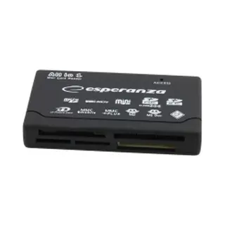 Esperanza EA119 geheugenkaartlezer Usb 2.0 Zwart