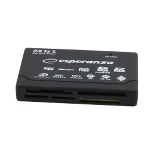 Esperanza EA119 geheugenkaartlezer Usb 2.0 Zwart thumbnail