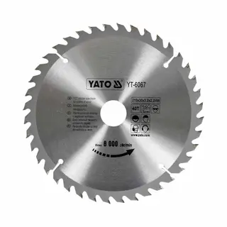 Yato Yt-6067 Kreissägeblatt 21 cm 1 Stück(e)