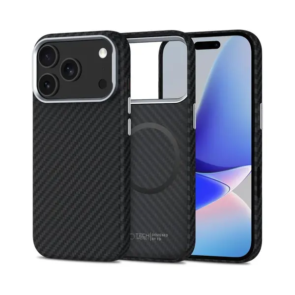 Tech-Protect Ion Carbon Magsafe Case Voor Iphone 17 Pro Max Hoge Bescherming thumbnail