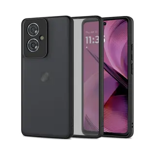 Tech-Protect Magmat Hoesje Voor Motorola Moto G55 5G Beschermhoesje Mat Zwart