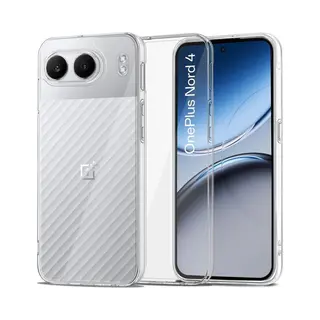 Tech-Protect FlexAir Hybrid Hoesje Voor OnePlus Nord 4 - Transparant (OnePlus Nord 4), Smartphonehoes, Transparant