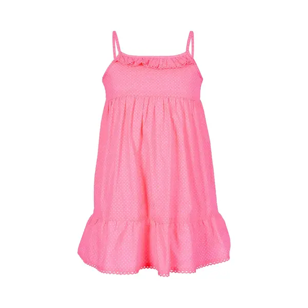 sarcia.eu Roze En Neon Meisjesjurk Met Stippen thumbnail