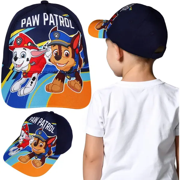 Sarcia.eu Paw Patrol Chase, Marshall Marineblaue Baseballmütze Für Jungen Für Den Sommer, Verstellbare Baseballmütze (De/Nl/Se/Pl, Numerisch, 54, thumbnail