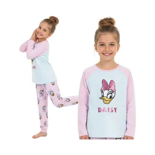 sarcia.eu Disney Daisy Twee-Delige Pyjama Voor Meisjes, Warme Polar Pyjama Met Lange Mouwen