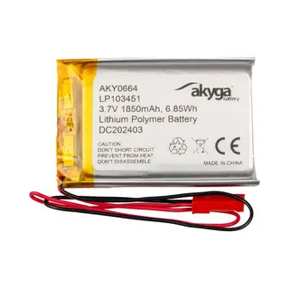 Akyga AKY0664 mobiele telefoon onderdeel Batterij/Accu Zilver