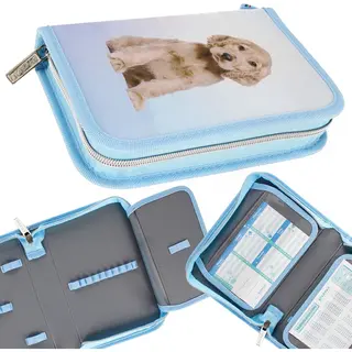sarcia.eu Hondje Dubbelklaps Etui Zonder Inhoud, Etui Voor Meisjes