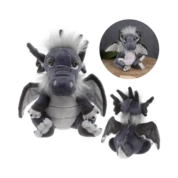 Charlie Bears Roet Draak Mascotte, Uit De Knuffel Welpen Serie, Klein Pluche Ideaal Voor Baby's, 13cm thumbnail