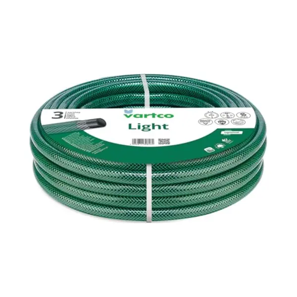 Vartco Light Tuinslang 1" 20m - 3-lagige - 20 Bar - Groen thumbnail