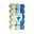 Blauw, Geel, Mint groen
