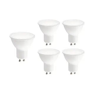 Kobi Led Spot GU10 1W - 90lm - 3000K - 230V - Voor Vitrinekast, Trapverlichting Of Sfeerlamp - GU10 Fitting - 5 Stuks