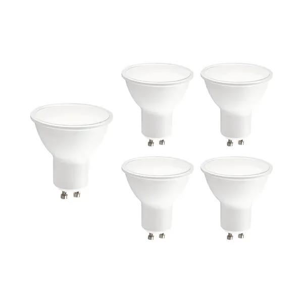 Kobi Led Spot GU10 1W - 90lm - 3000K - 230V - Voor Vitrinekast, Trapverlichting Of Sfeerlamp - GU10 Fitting - 5 Stuks thumbnail
