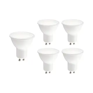 Kobi Led Spot GU10 7W - 600lm - 4000K - 230V - Voor Badkamer, Keuken Of Werkverlichting - GU10 Fitting - 5 Stuks