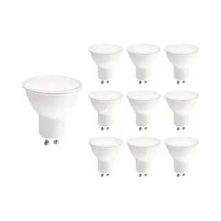 Kobi Led Spot GU10 1W - 90lm - 3000K - 230V - Voor Vitrinekast, Trapverlichting Of Sfeerlamp - GU10 Fitting - 10 Stuks