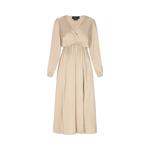 Faina Jurk Beige thumbnail