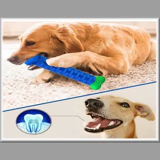 ‎Hond Tandenborstel Stok - Tanden Reiniger Borstelen Kauwstok Speelgoed Dental Care‎