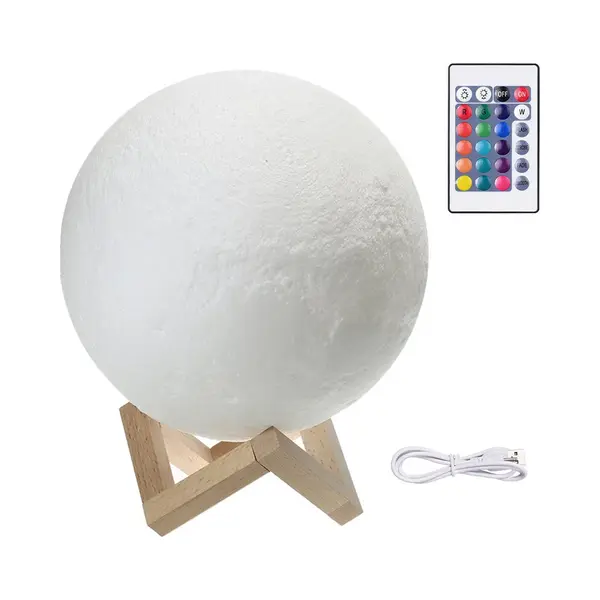 Verk Group Nachtlamp Maan - Oplaadbaar - D14cm thumbnail