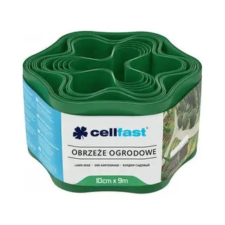 Cellfast, Gazonrand, Rechte Tuinrand 10 Cm X 9 M, Grafiet (900 cm)