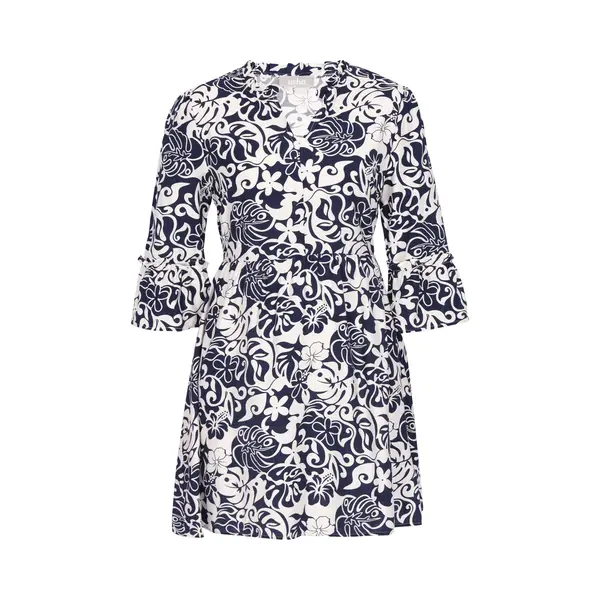 Usha Jurk Navy / Wit thumbnail