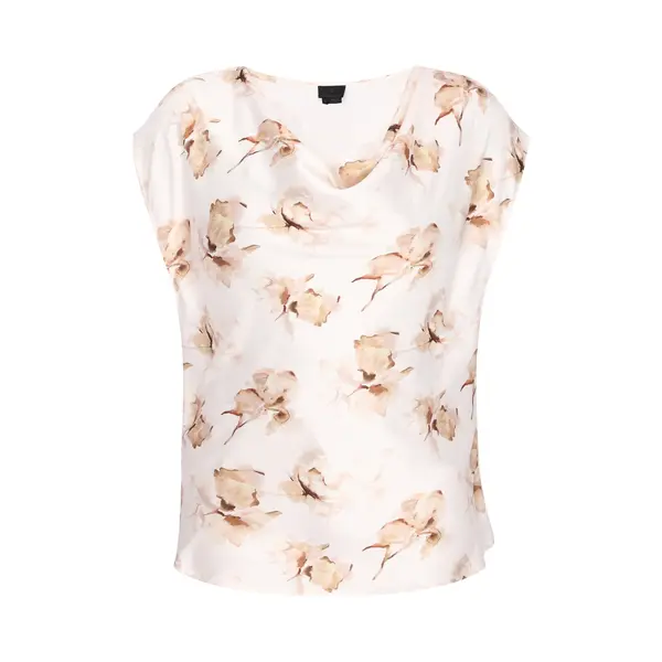 DreiMaster Klassik Blouse Beige / Ecru / Bruin thumbnail