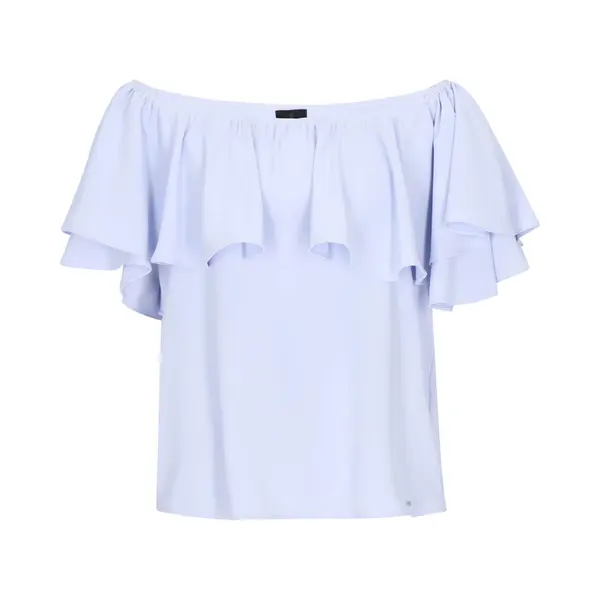 DreiMaster Klassik Blouse Lichtblauw thumbnail
