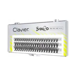 Clavier, Valse Wimpers, BeDU2O Dubbel Volume Kępki Rzęs Mix 8-10-12mm (Kunstwimpers)