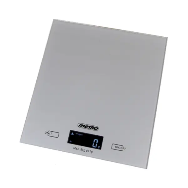 Mesko Home Ms 3145 Grijs Aanrecht Rechthoek Elektronische keukenweegschaal thumbnail