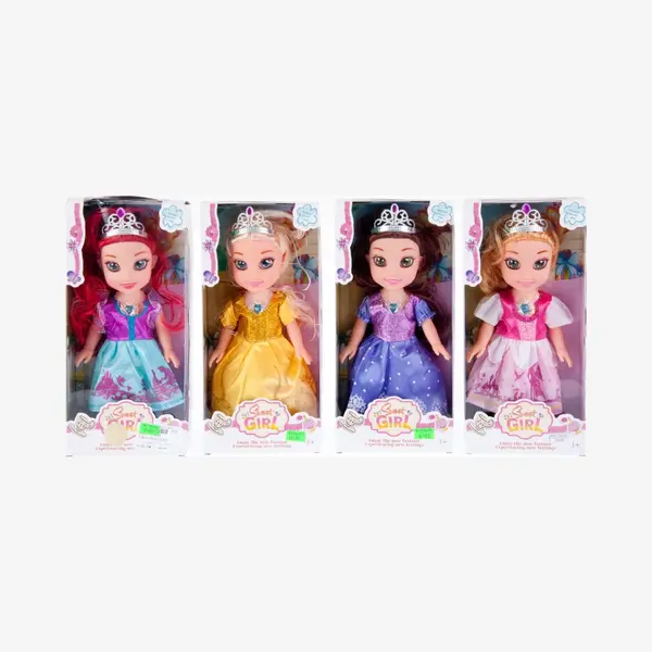 sweet girl Prinsessenpop 25cm - 1x thumbnail