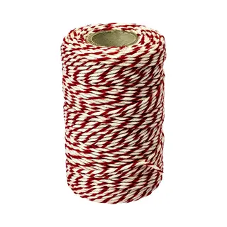 Browin 310205 Vleesgaren Van Katoen, Wit/rood (240 °C), 100 G, 50 M, Meerkleurige Stof, Universeel, Hulp In De Keuken, 5, 5 X 9, 5 X 5, 5 Cm, 1 Stuk