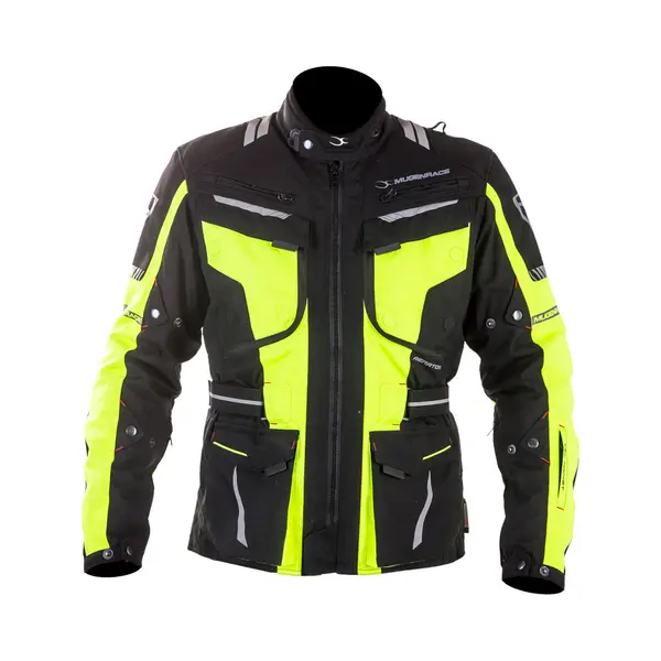 Mugenrace Aerator Zwart Fluo Geel Waterdichte Textieljas - Maat Xxl - Jas thumbnail