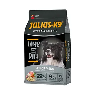 Julius-K9 High Premium Senior / Light Hypoallergenic Lamm - Sparpaket, 2 X 12 Kg (Verpakking van 2)