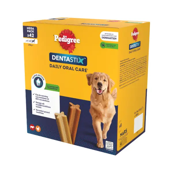 Pedigree Dentastix Hondensnacks Maxi Multipack 42-pack 1, 62 Kg thumbnail