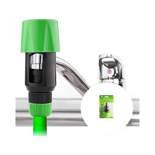 Garden Of Eden - Kraan Koppeling Tuinslang - Universele Waterdief - Past Op De Meeste Kranen - Tuinslangkoppeling Waterdief Voor Platte Kranen