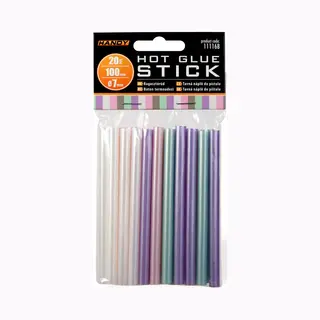 Handy - Lijmpistool Vullingen Parelmoer Kleuren - Lijmpatronen 7MM Rond - 100MM Lang - Lijm Patronen Voor Lijmpistool O.A. Handy Lijmpistool - Bpk